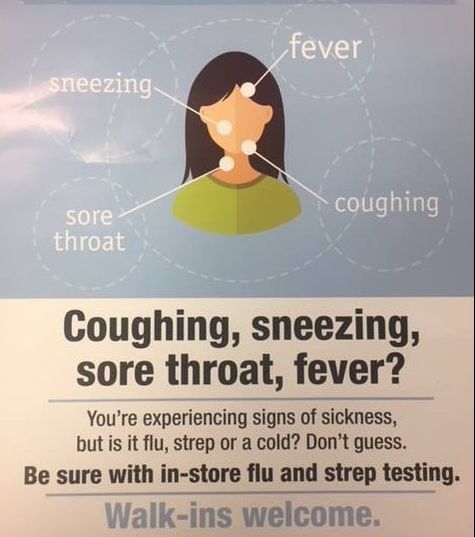 Flu and Strep testing available